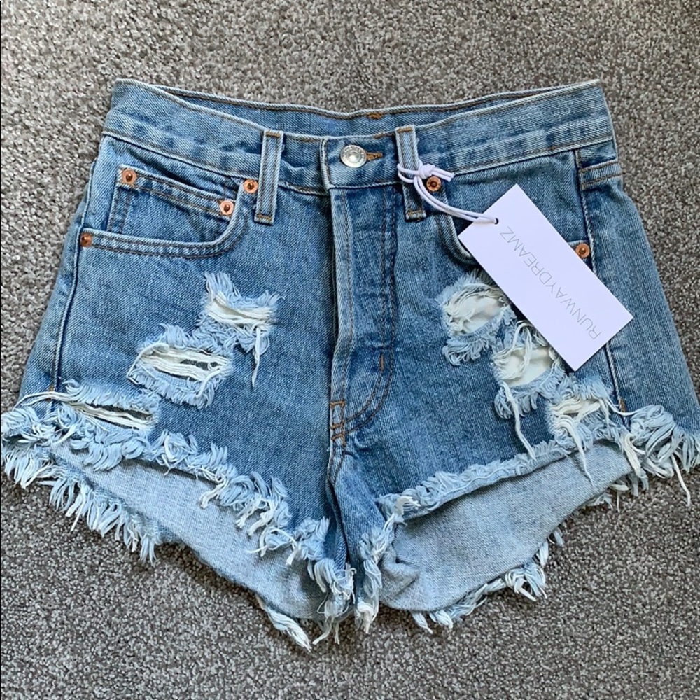 Runwaydreamz high waist shorts